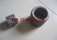 El filtro de malla de alambre hecho punto comprimido de la amortiguación de choque φ2-500mm aplana el tipo