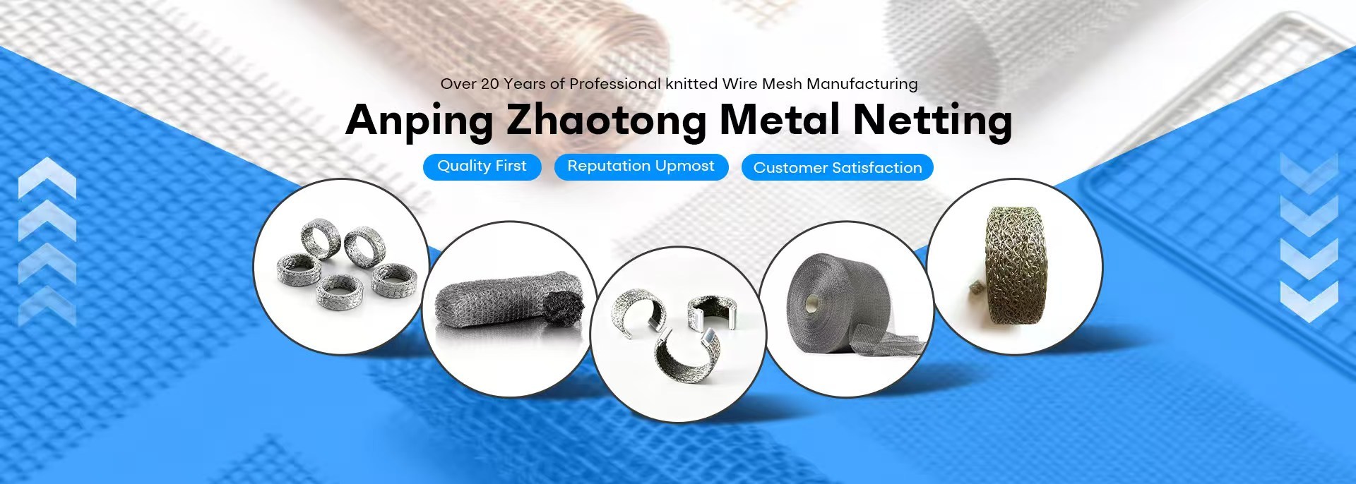 calidad Malla de alambre hecha punto fábrica