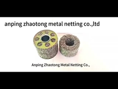 Forma de anillo de malla de filtro de punto comprimida personalizada 5-300 mm de diámetro exterior