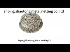 Acero inoxidable malla de filtro de punto comprimida con superficie pulida