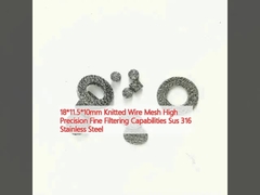 18*11.5*10mm malla de alambre de punto de alta precisión y capacidad de filtración fina