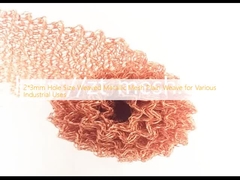 2*3mm Tamaño de agujero Tejido de malla metálica Tejido plano para diversos usos industriales