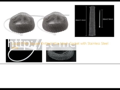 Filtro de líquido Cuadrado de malla de alambre de tejido de punto junta con alambre de acero inoxidable