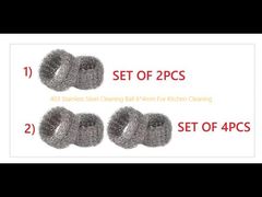 Bola de limpieza de acero inoxidable 403 6*4 mm para limpieza de cocina