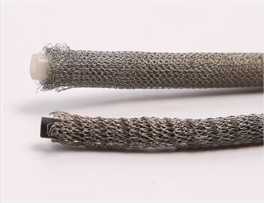 El cilindro hizo punto el alambre tejido Mesh Washers Compressed los 30m para EMI Shielding