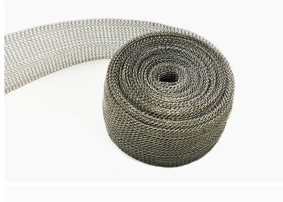 Alambre hecho punto de acero inoxidable Mesh Gasket anchura de 1 pulgada para EMI Shielding