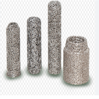 Acero inoxidable malla de filtro de punto comprimida con superficie pulida