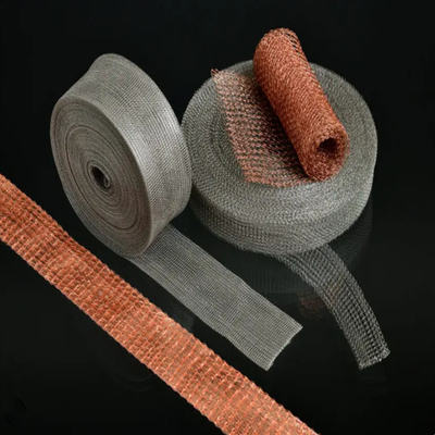Acero inoxidable malla de filtro de punto comprimida con superficie pulida