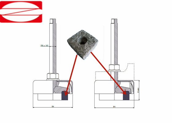 Gaseado de malla de alambre de punto galvanizado para sellado y filtración en ambientes hostiles