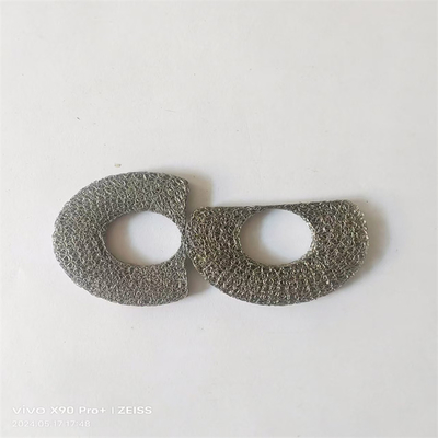 La frecuencia de resonancia de absorción de choques efectiva es de 15-30 Hz con amortiguadores de almohadones metálicos de tamaño OD 80 mm.