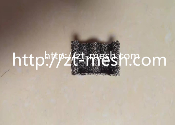 Escrín de malla de alambre de punto de espesor personalizado en material de latón