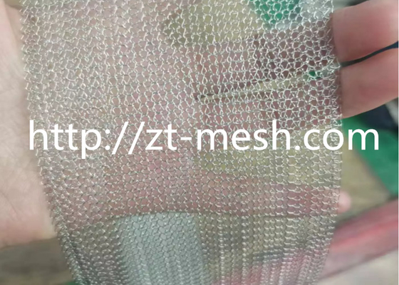 Reja de alambre de punto anticorrosión para filtrar ancho personalizado de 40 mm