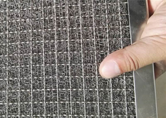 Rejas de alambre de punto de color amarillo plateado para aplicaciones automotrices e industriales