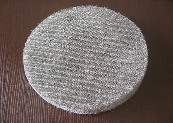 Columna Mesh Filter Element interno, eliminadores de niebla de 40m m 80m m Mesh Pads