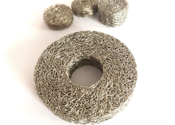 OEM hecho punto comprimido de Mesh Gasket Round Shape del alambre 0.55m m para la junta del extractor