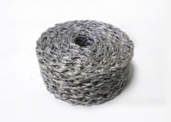 Alambre hecho punto Mesh Mufflers Compressed Filter Mesh del acero inoxidable del diámetro 50m m