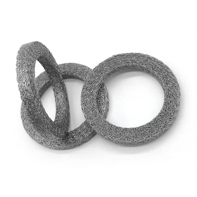 Forma de anillo de malla de filtro de punto comprimida personalizada 5-300 mm de diámetro exterior