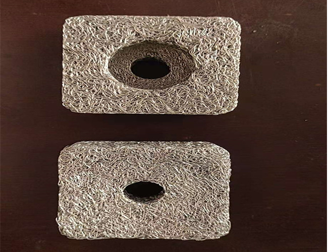 Resistencia a la corrosión alta malla de alambre de punto comprimida para filtración rectangular sus 316 material