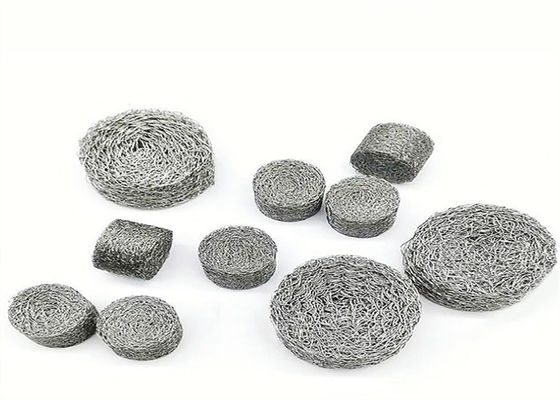 Maquillaje de alambre de punto comprimido versátil para diversas aplicaciones de filtración