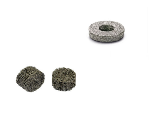 0.05-0.5mm Diameter Stainless Steel Knittted Wire Mesh Width 300mm With Good Penetrability
