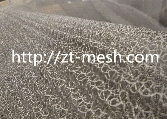 3.8-300 Model Stainless Steel Knittted Wire Mesh With Good Penetrability
