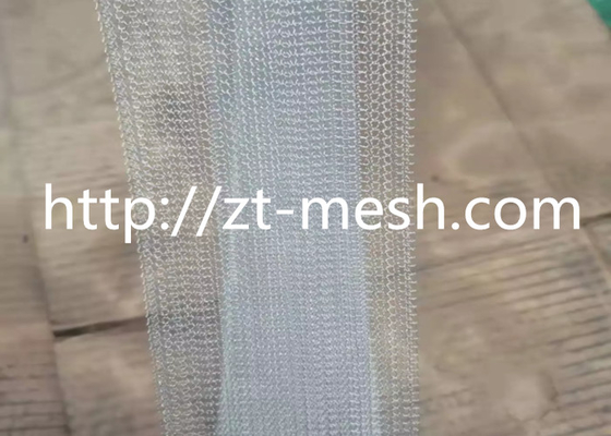 Redes de alambre de tejido simple de punto resistencia a la corrosión y la oxidación ancho de 3,8 cm para la separación industrial