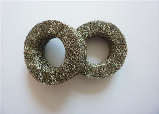 El soporte anti cilíndrico SS304 SS316 de la vibración de OD30mm comprimió la malla de alambre 0.09m m - 0.55m m