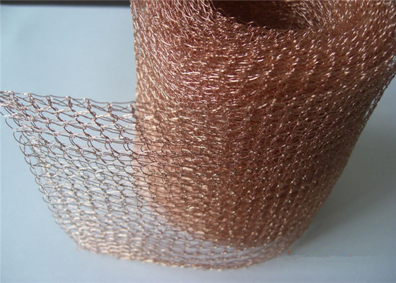 Agujero redondo de acero inoxidable hecho punto de Mesh Tape 25m m del alambre de la alta precisión