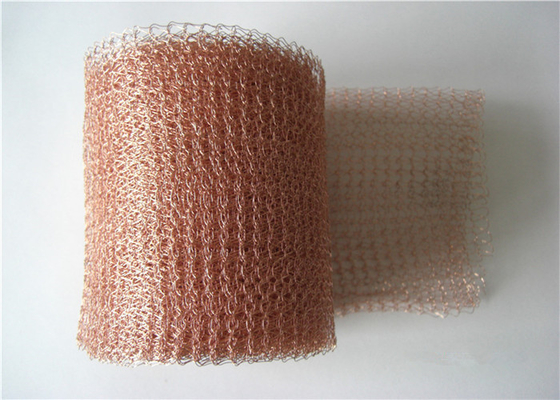 Filtración líquida del vapor 30m/roll de Tin Coated Knitted Wire Mesh 40m m para proteger
