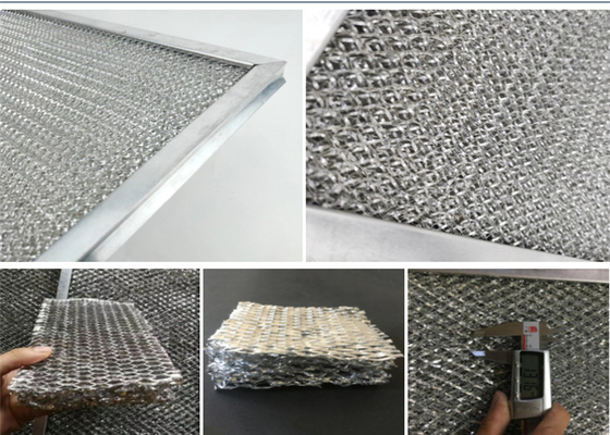 Medios OEM/ODM modificados para requisitos particulares del marco del metal de la malla de aluminio del filtro para el calentador