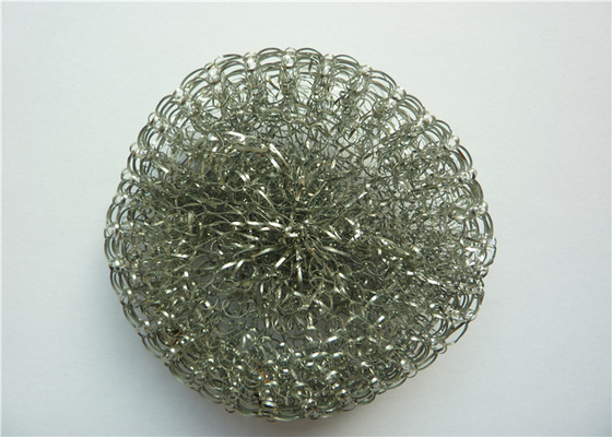 Bola de limpieza de acero inoxidable 15g*6 5x los 2.5cm del estropajo del alambre para la industria