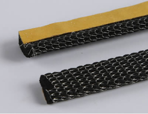El elastómero conductor del anillo φ5mm del cuadrado de la junta 316SS de EMI Shielding Knitted Wire Mesh quitó el corazón