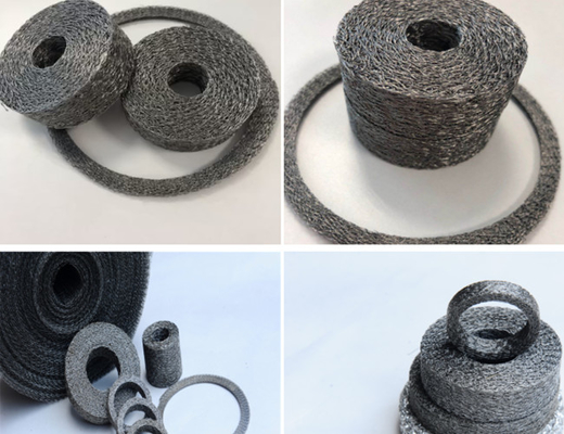 alambre hecho punto 60*40*20m m Mesh Gasket Shockproof 30m m para los silenciadores del automóvil