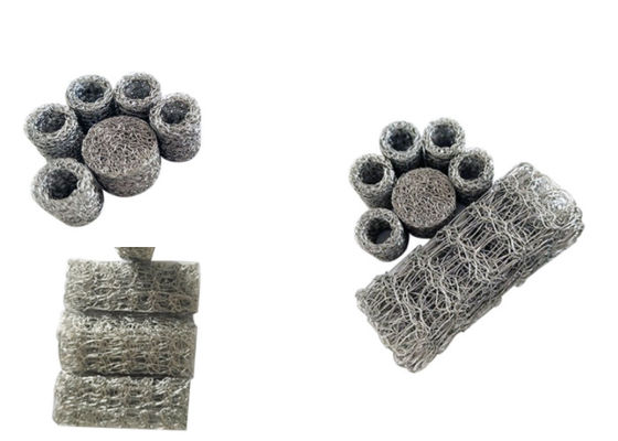 Malla de alambre tejida comprimida flexible de 20*60 mm que proporciona una excelente filtración y estabilidad estructural en aplicaciones industriales