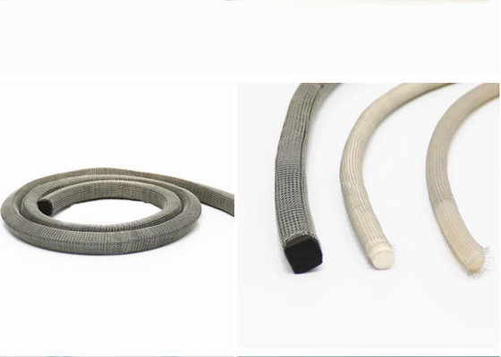 Agujero hecho punto OEM de Mesh Gasket Stainless Steel 0.55m m 12x6m m del alambre para el sello