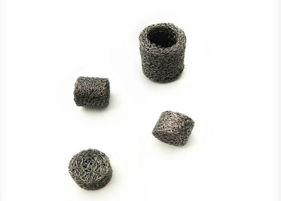 El cilindro del diámetro 40*20m m hizo punto el extractor Mesh Gasket Support Rings Alkali del alambre resistente