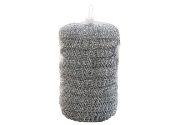 Anchura de limpieza de acero inoxidable del alambre de Pan Scrubber los 8*8cm 40g 0.08-0.5m m de la bola del hogar