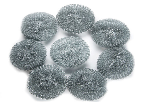 color plata de limpieza de acero inoxidable de la bola de 10g los 4cm modificado para requisitos particulares para el restaurante