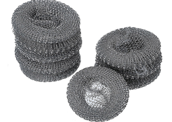 La ronda de acero inoxidable galvanizada de Mesh Scourer 10g 15g forma capacidad de limpieza fuerte
