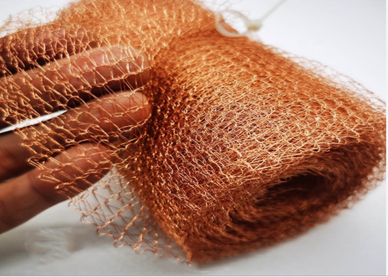 Tipo plano líquido malla de la anchura 0.28m m de la pantalla de filtro del gas de cobre rojo 500m m