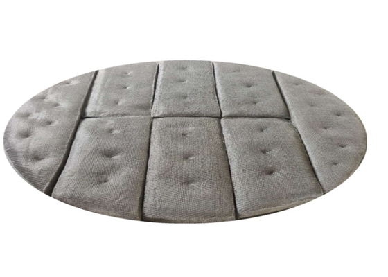 SS316L hacen punto la anchura de Mesh Demister Mist Eliminator 500m m con el agujero irregular