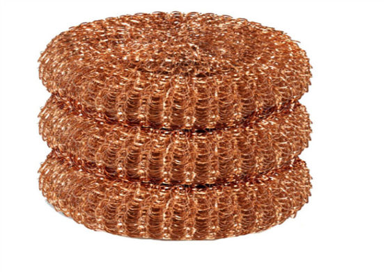 Bola de limpieza de acero inoxidable casera, bola 20g los 6.5*6.5cm del alambre de cobre del ODM