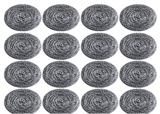 410 color plata de limpieza de acero inoxidable resistente del diámetro 7cm de la bola 23g