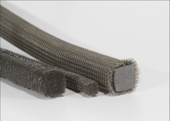 alambre hecho punto 0.10m m Mesh Gaskets For Shielding, resistencia da alta temperatura