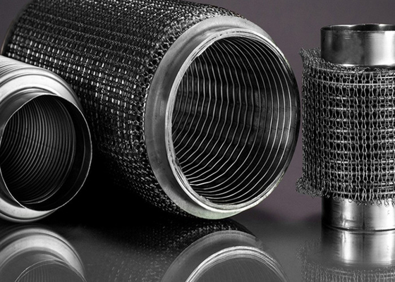 Alambre hecho punto Ss Mesh For Exhaust Systems de los silenciadores 0.18m m