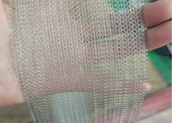 Cojines de Mesh In Aluminum For Demister del alambre/eliminadores de niebla hechos punto