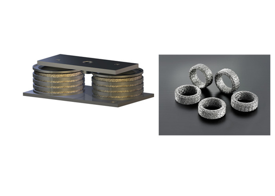 Apagadores cilíndricos del amortiguador del metal de la forma Od80mm para la amortiguación de choque