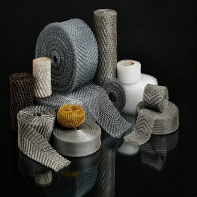 Partícula de tamizado de acero inoxidable de Mesh Knitted 0.05-0.5m m del alambre