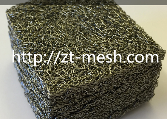 Stainless Steel Wire Mesh Exhaust Gaskets 40*20*10.3mm Compressed Knitted Wire Mesh OEM
