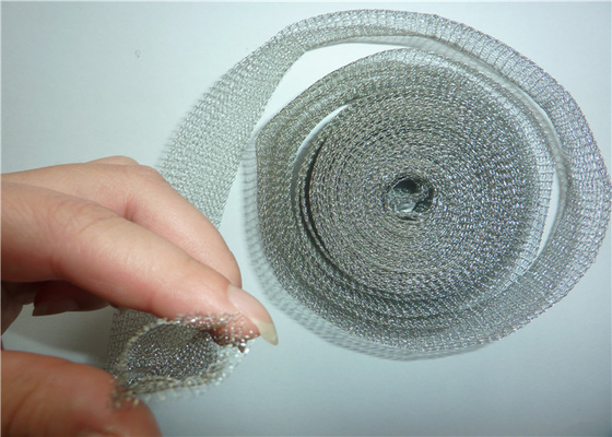 Filtración líquida del vapor 30m/roll de Tin Coated Knitted Wire Mesh 40m m para proteger